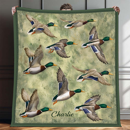 Duck Hunting - Personalized Hunting Blanket