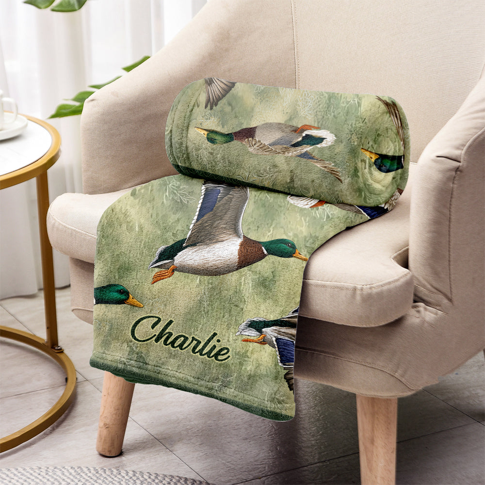 Duck Hunting - Personalized Hunting Blanket