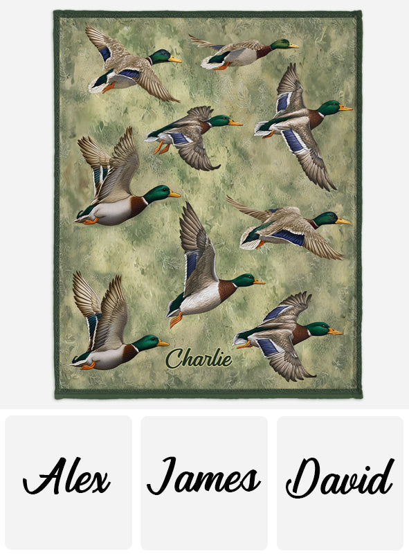 Duck Hunting - Personalized Hunting Blanket