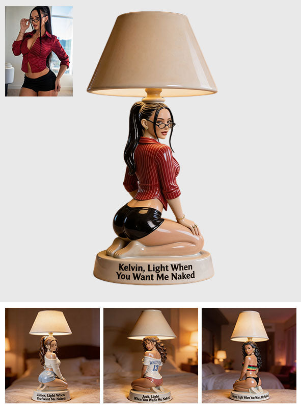 Licht, wenn du mich vermisst - Personalisierte, würzige Acryl-LED-Nachtlampe