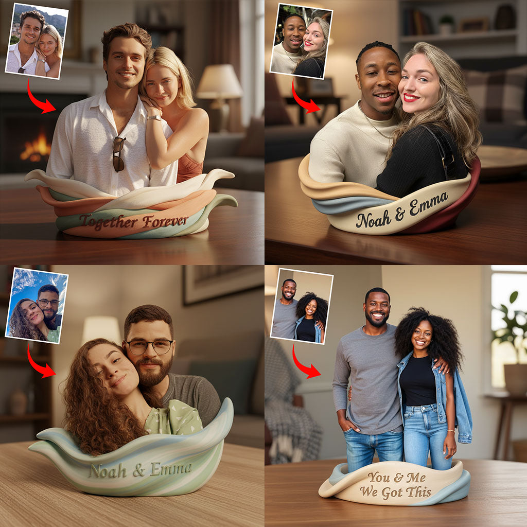 Custom From Any Photo - Personalized Couple Custom Shaped Acrylic Plaque