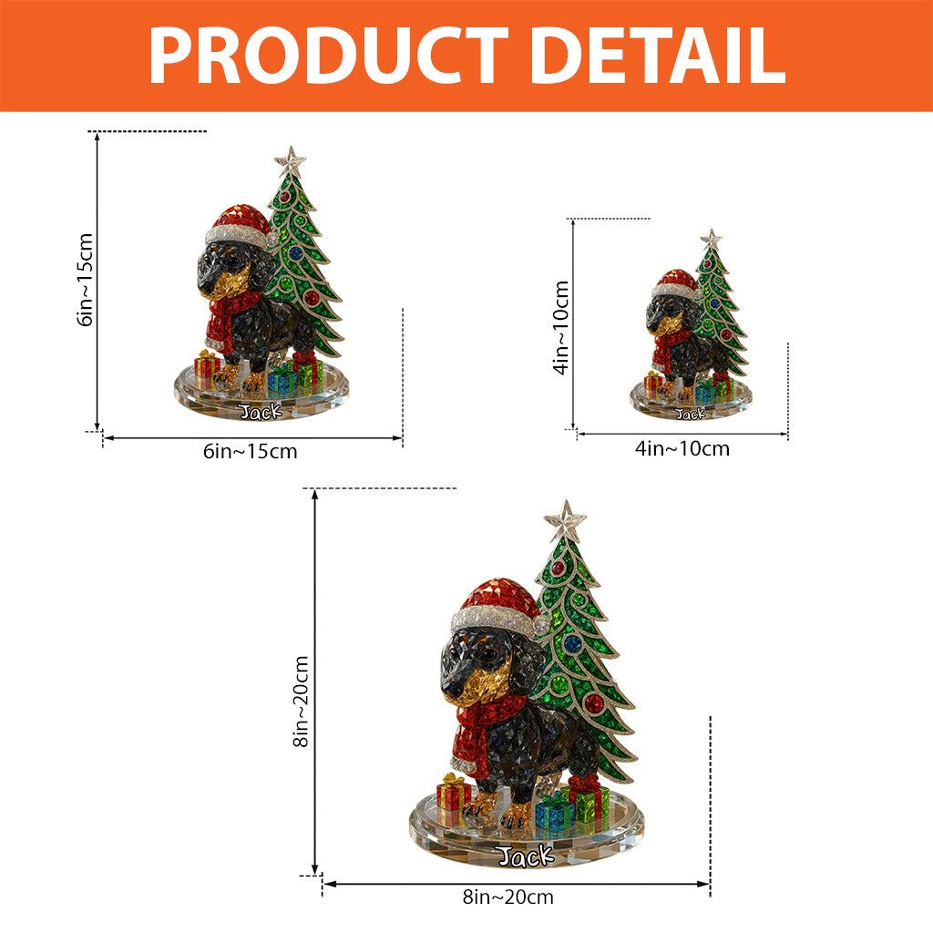 Christmas Pet - Personalized Dog Custom Shaped Acrylic Plaque