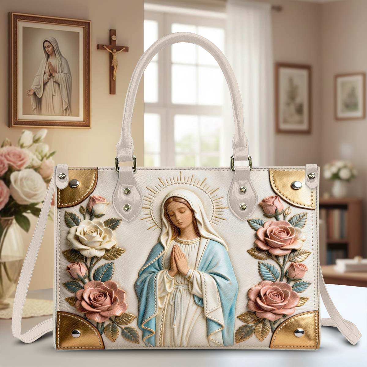 Believe - Personalized Christian Leather Handbag