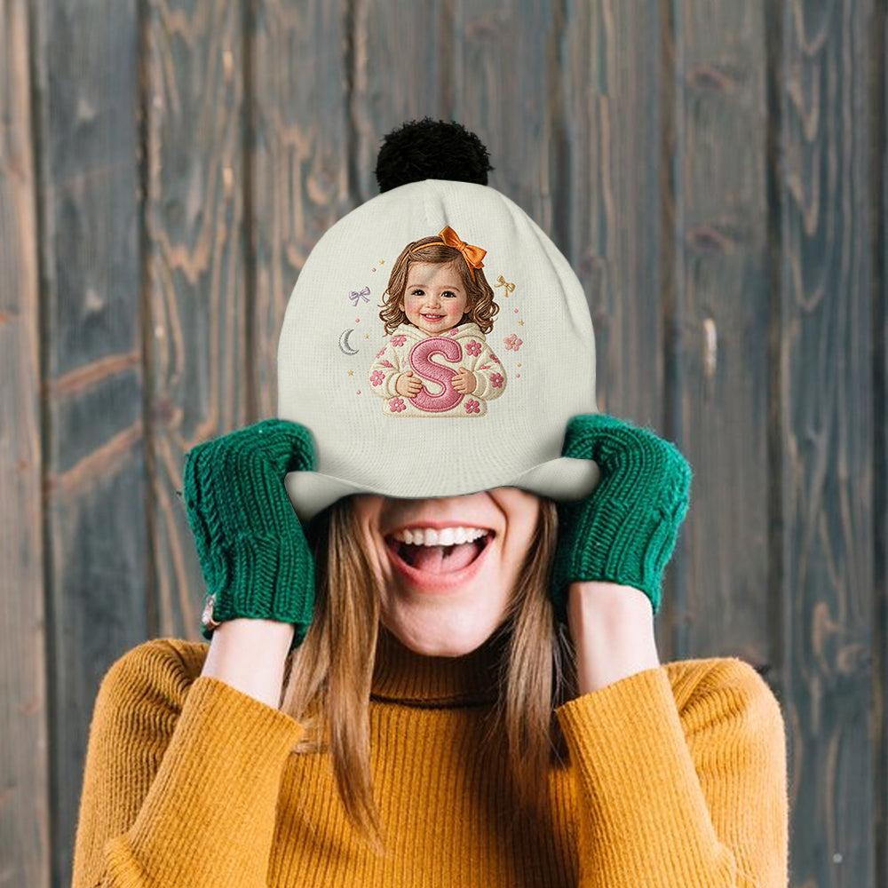 Custom Any Kid Photo - Personalized Kid Beanie Hat