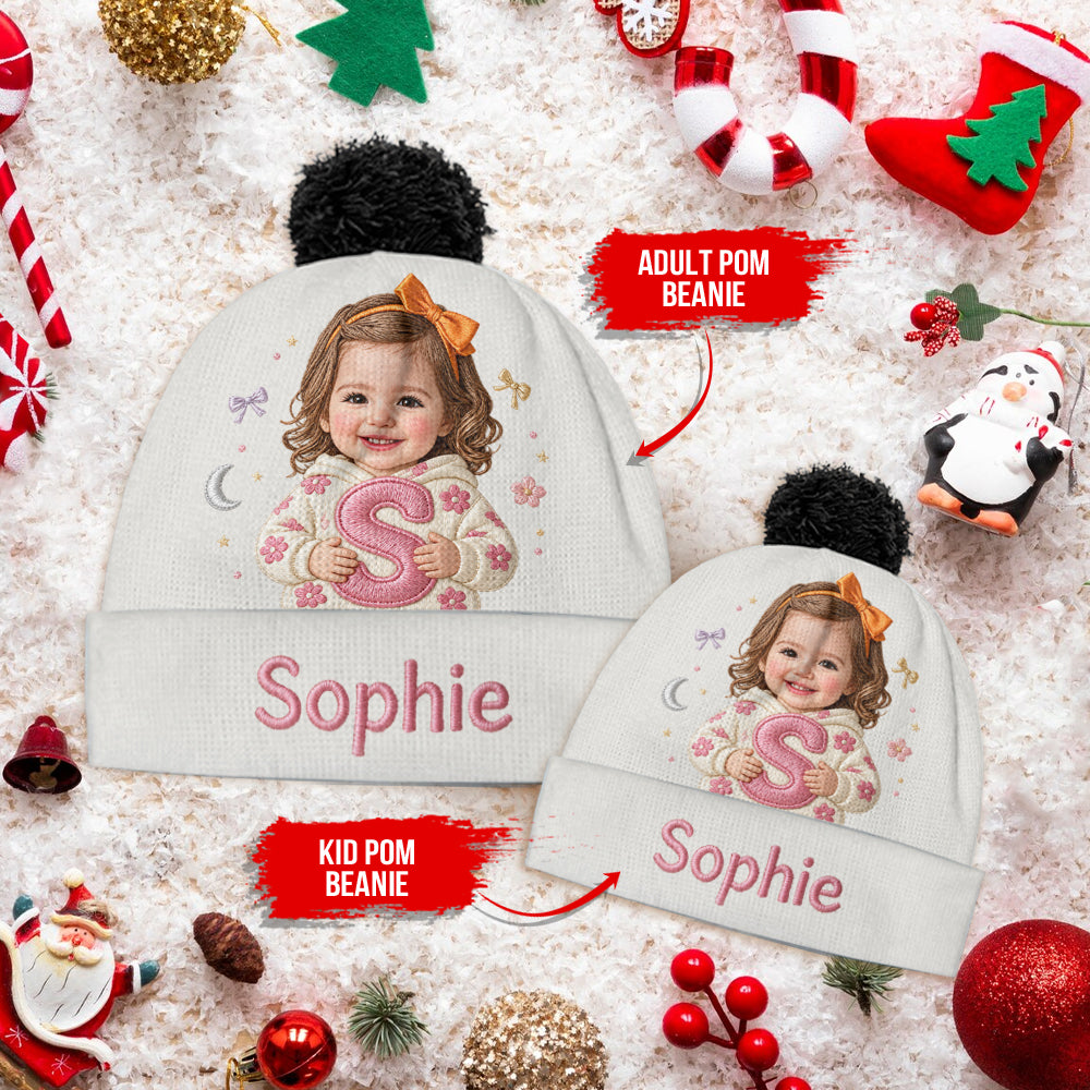 Custom Any Kid Photo - Personalized Kid Beanie Hat