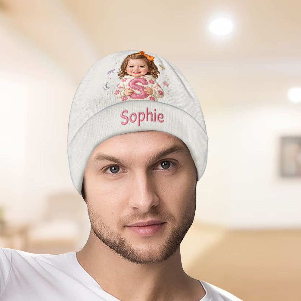 Custom Any Kid Photo - Personalized Kid Beanie Hat