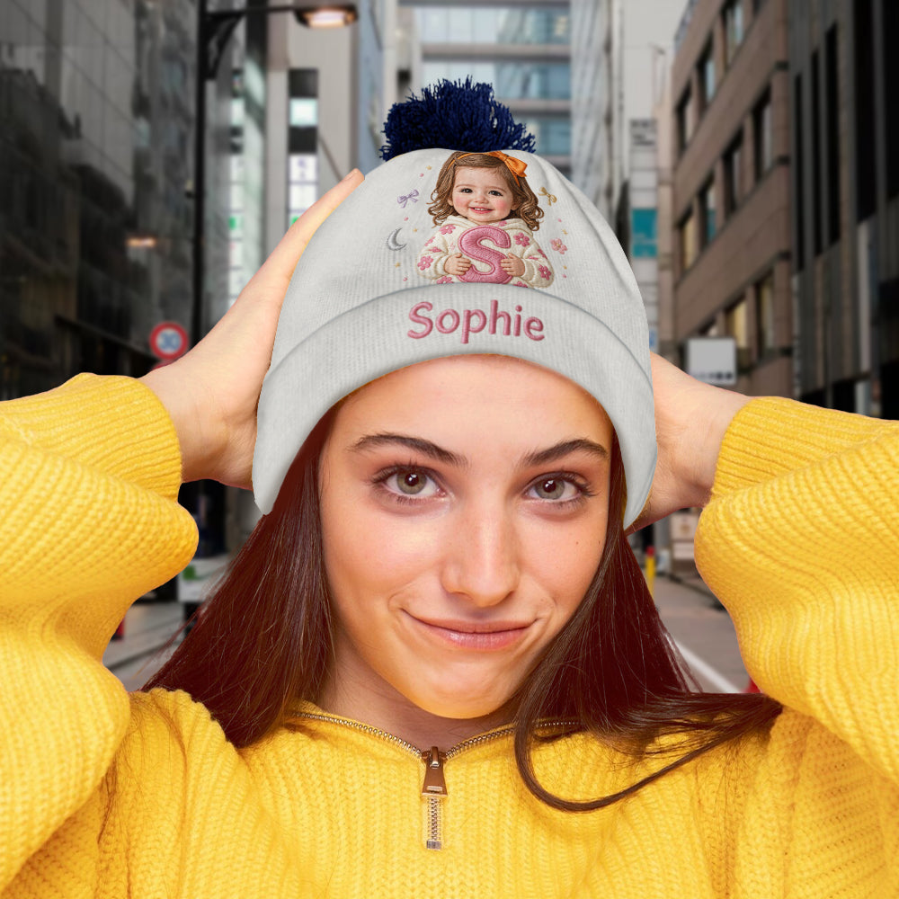 Custom Any Kid Photo - Personalized Kid Beanie Hat