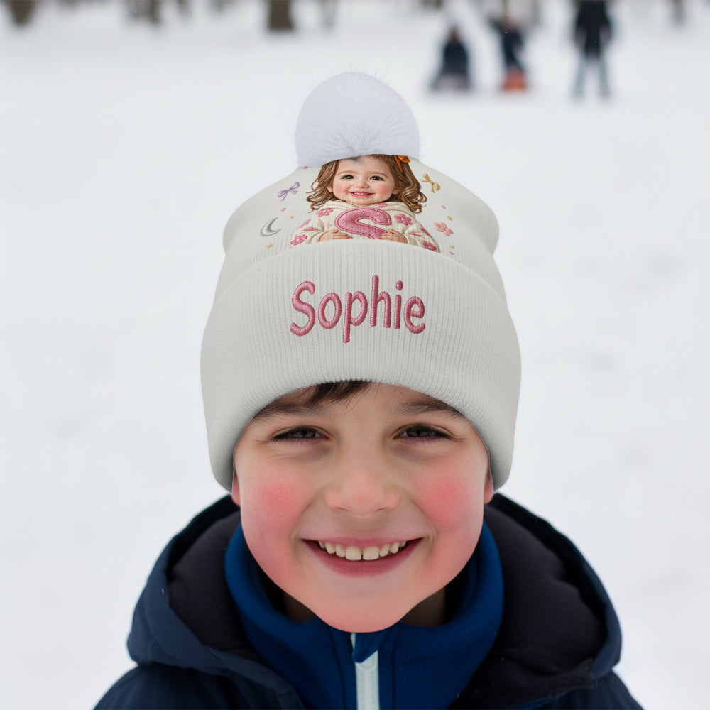 Custom Any Kid Photo - Personalized Kid Beanie Hat