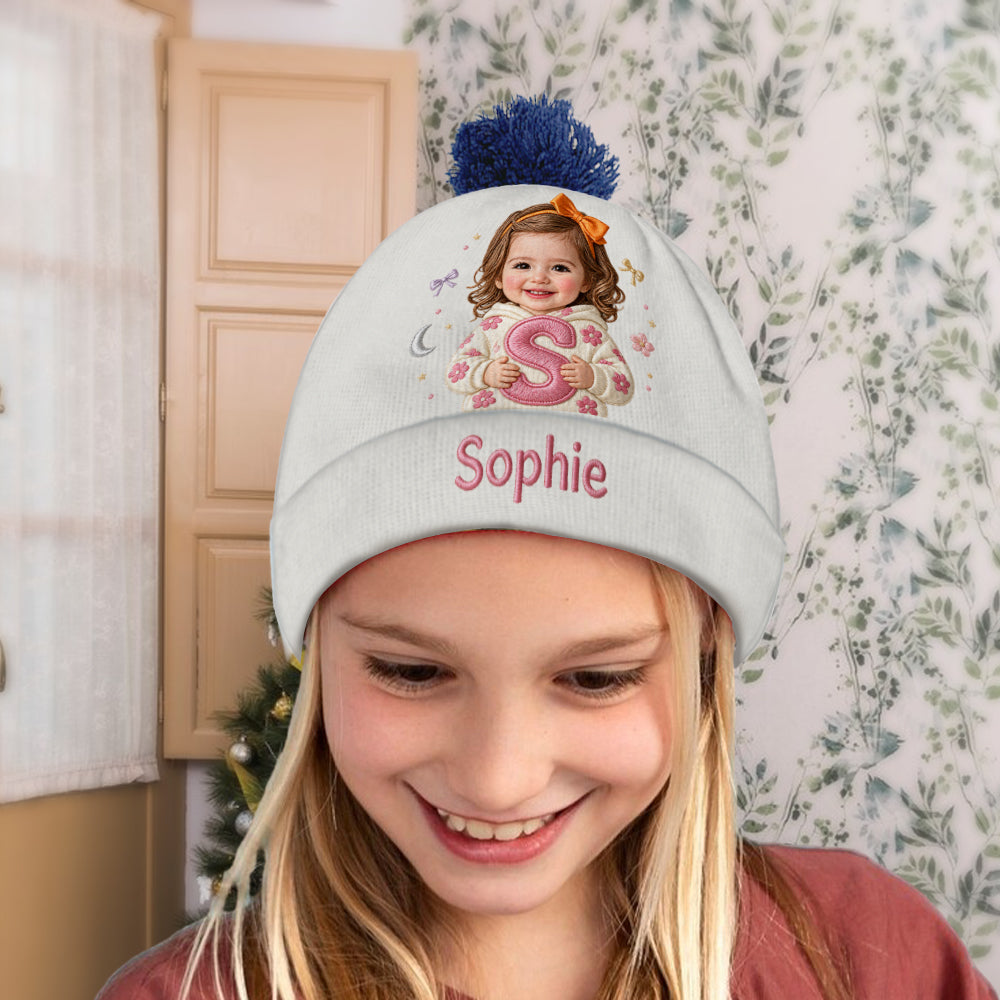 Custom Any Kid Photo - Personalized Kid Beanie Hat
