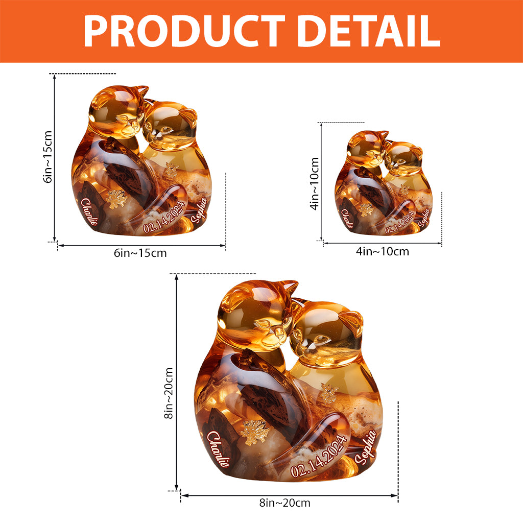 Forever Love - Personalized Couple Custom Shaped Acrylic Plaque