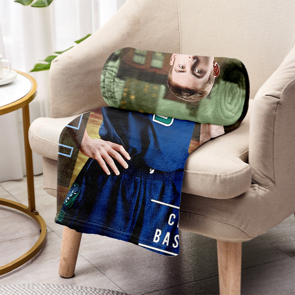 Couverture de basket personnalisée : sport, nom, poste, numéro, équipe…