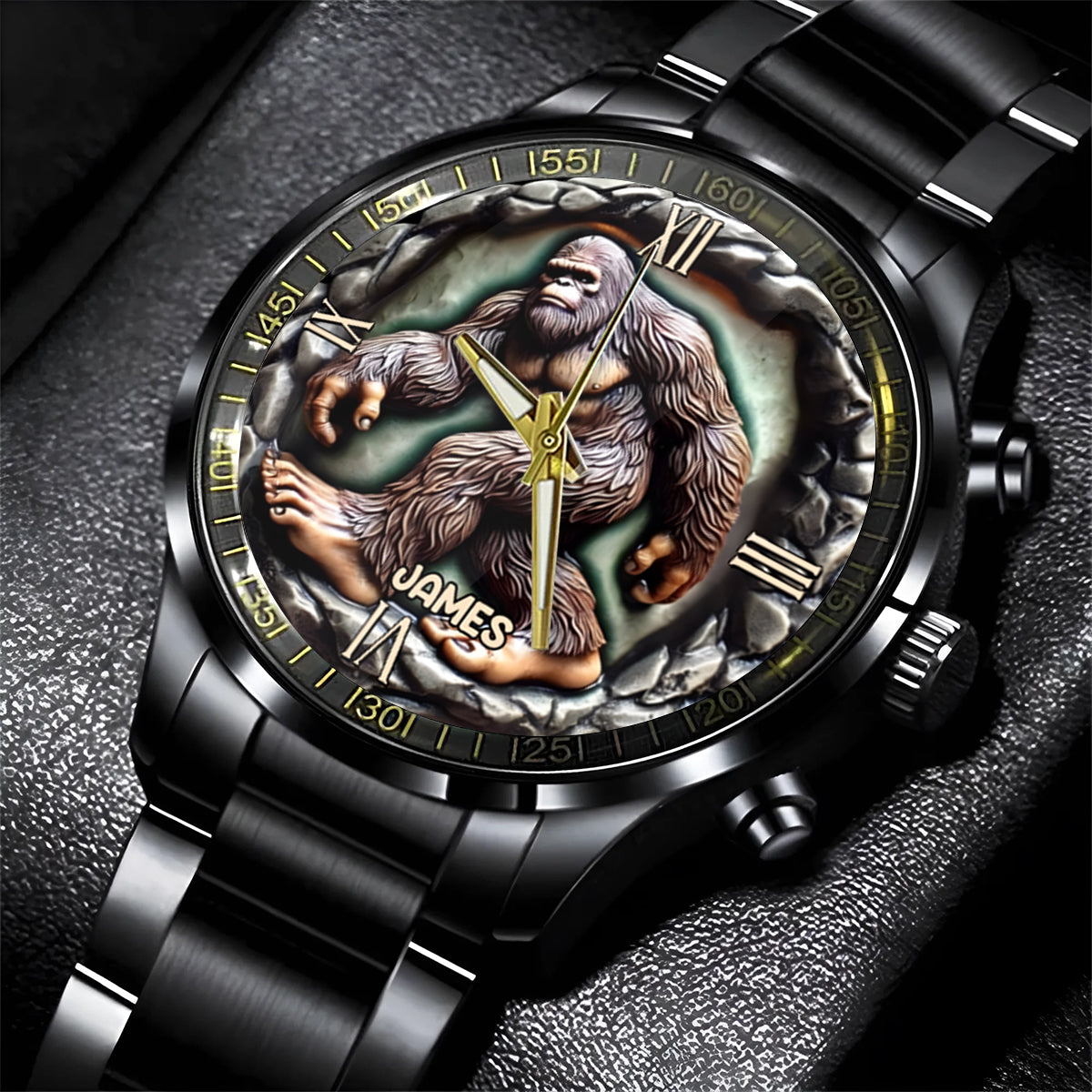 Mystical Creature - Personalized Bigfoot Hand Watch
