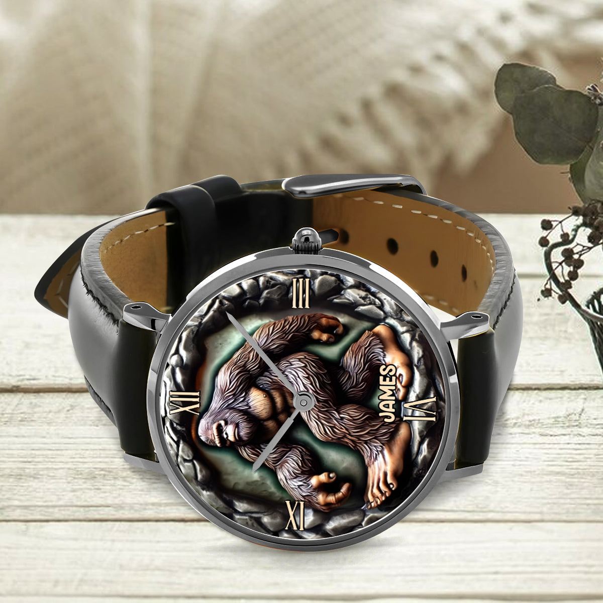 Mystical Creature - Personalized Bigfoot Hand Watch