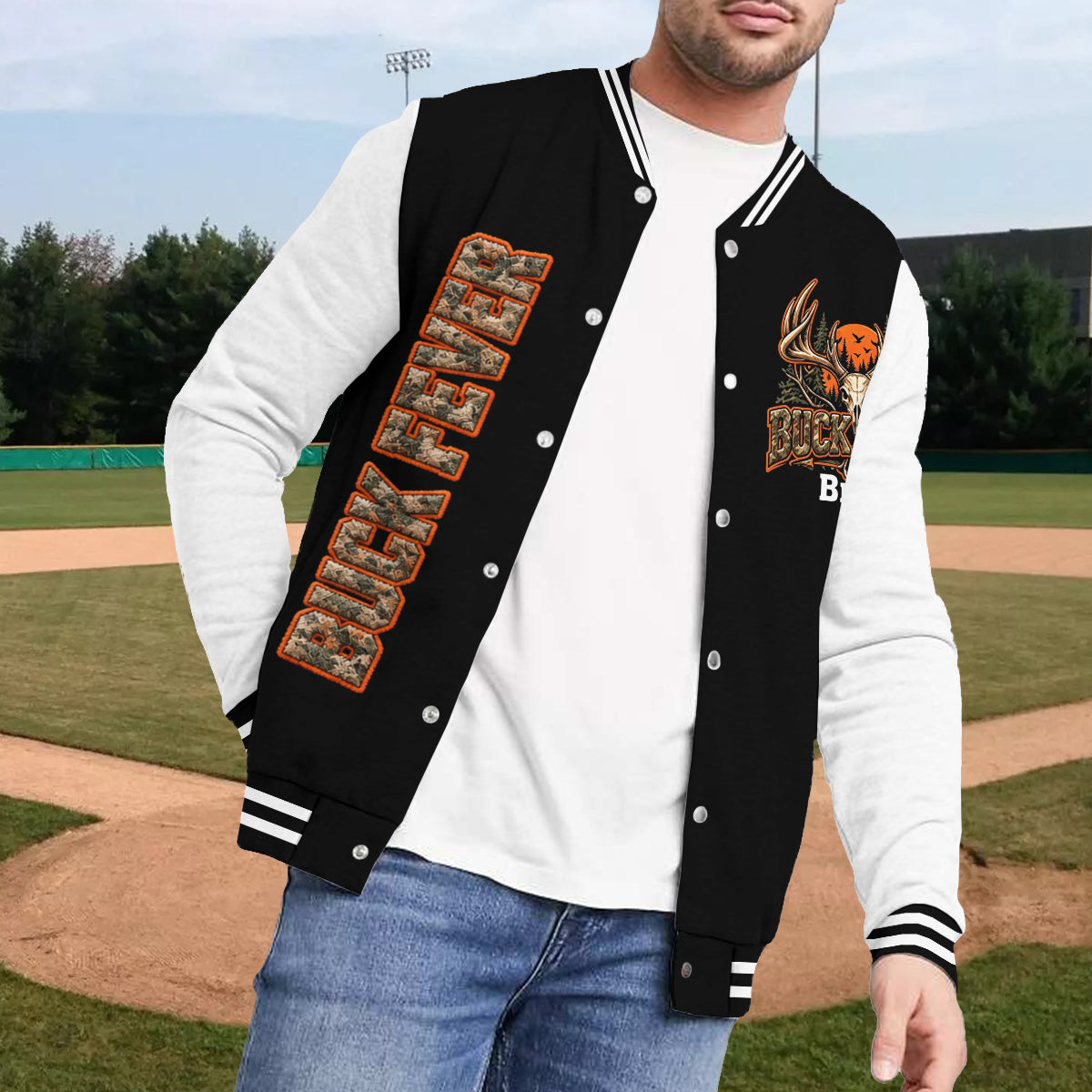 Buck Fever - Personalized Hunting Varsity Jacket