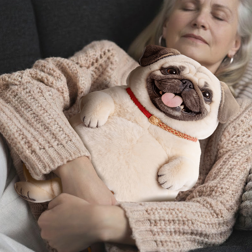 Bouteille chauffante personnalisée pour chien avec couvercle, à partir de n'importe quelle photo