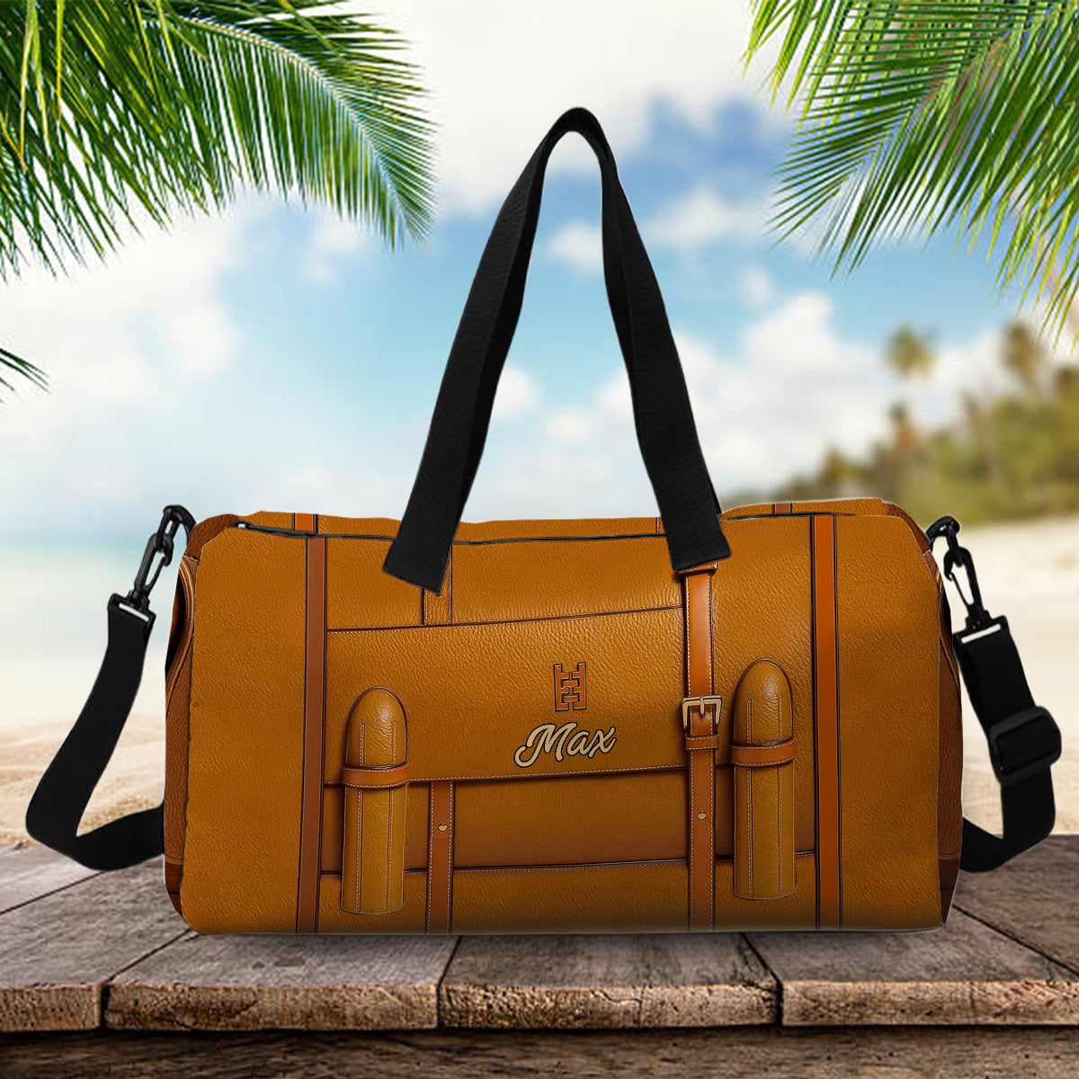 Cute Dachshund - Personalized Dachshund Duffle Bag