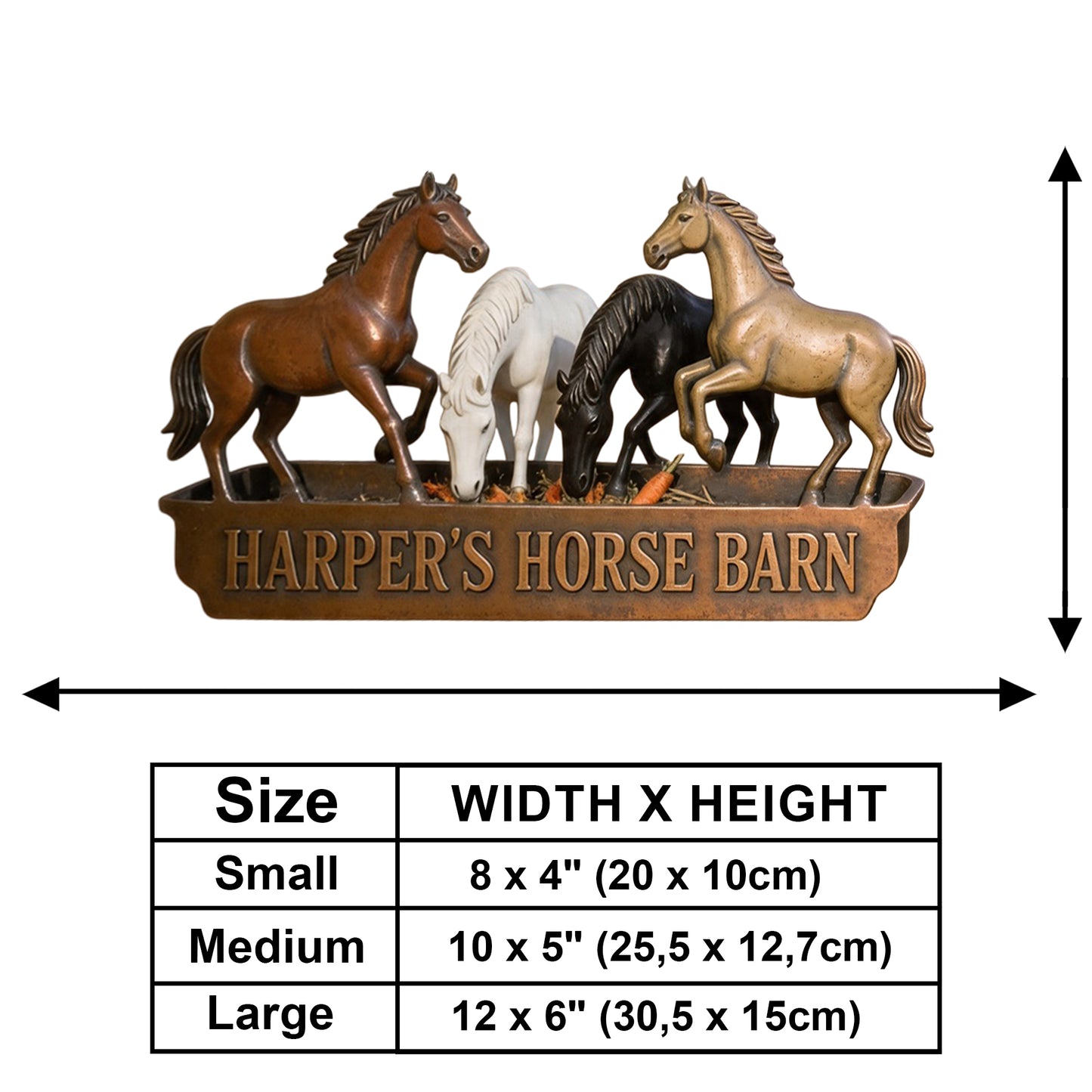 Custom Any Photo - Personalized Horse Wooden Wall Mount Sign