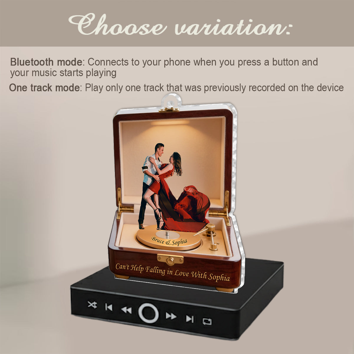 Create A Song With Your Love - Personalized Couple Music Ornament