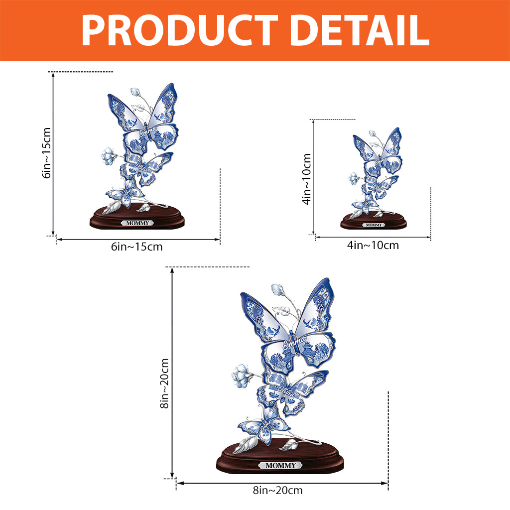 Perfect Gift For Mom, Grandma - Personalized Mother Custom Shaped Acrylic Plaque