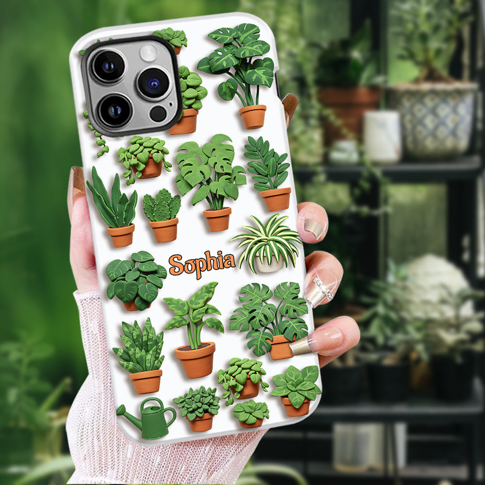 J'ai vraiment besoin de toutes ces plantes - Coque de téléphone personnalisée avec impression intégrale sur le thème du jardinage