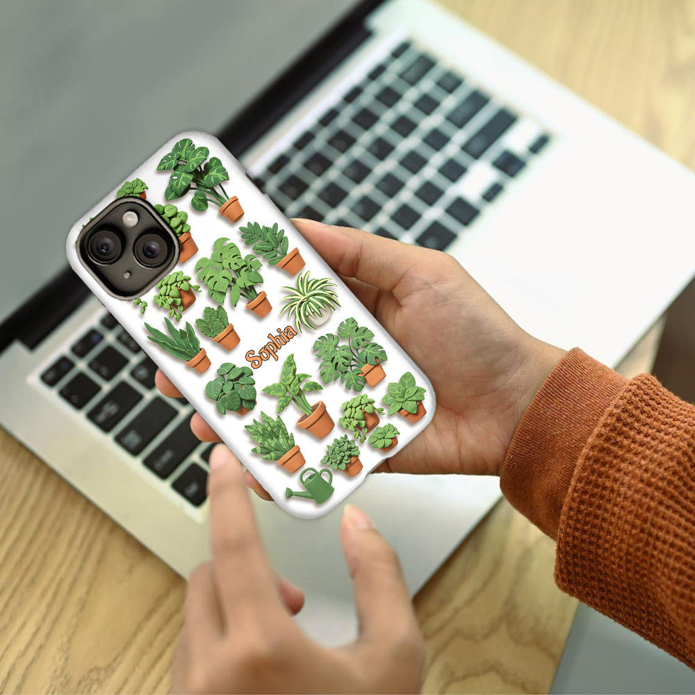 J'ai vraiment besoin de toutes ces plantes - Coque de téléphone personnalisée avec impression intégrale sur le thème du jardinage
