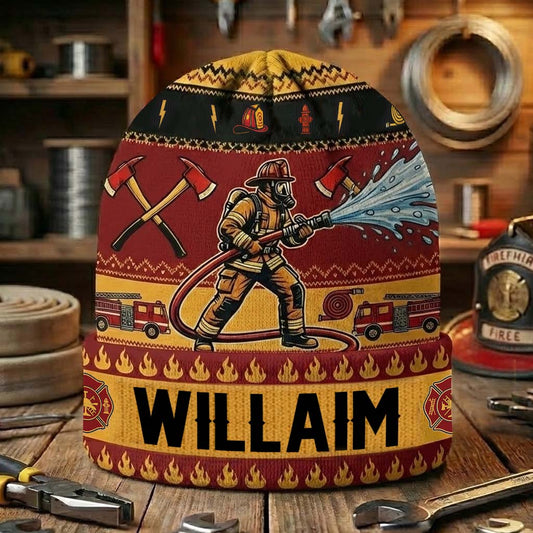 Cadeau idéal pour les pompiers - Bonnet de pompier personnalisé