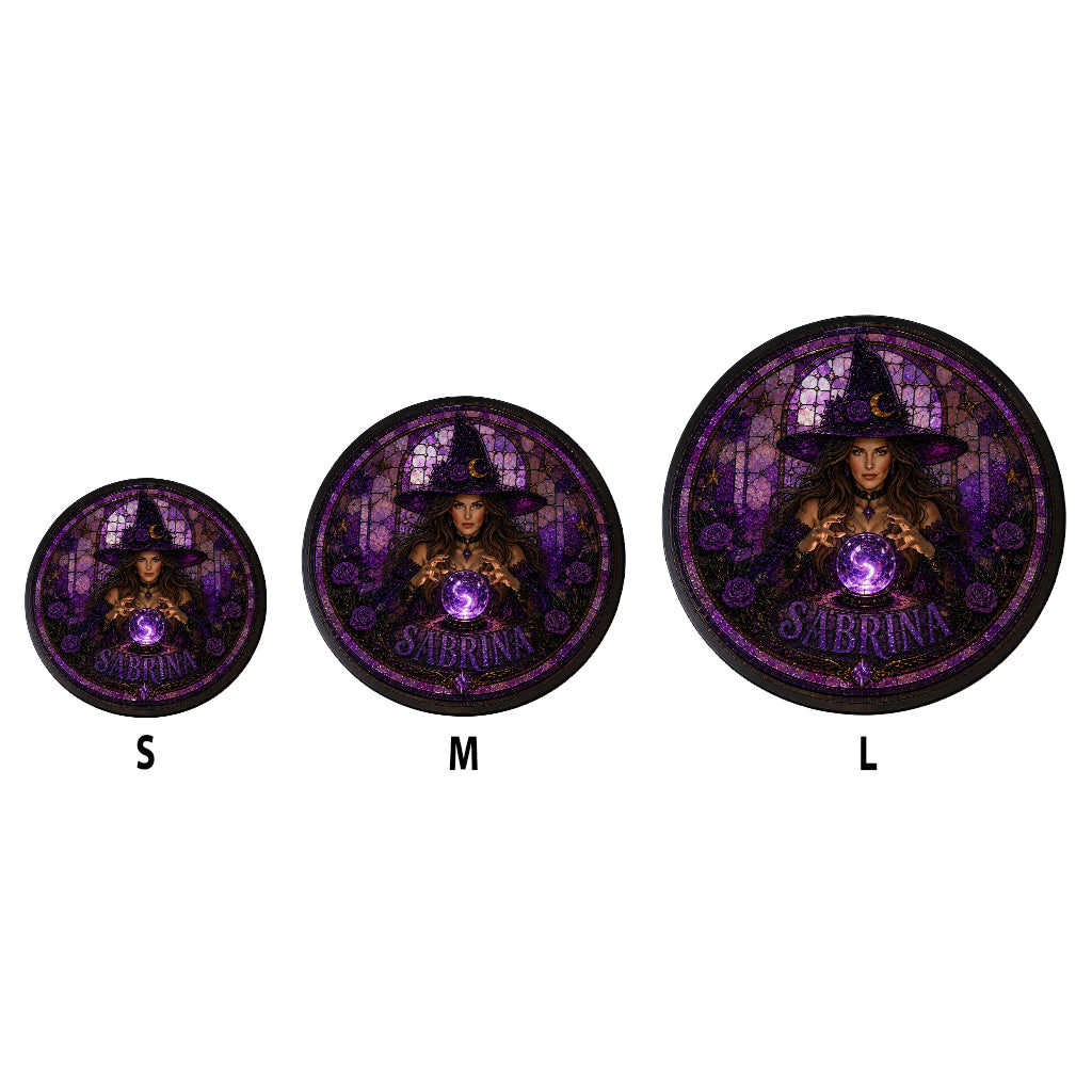 Beautiful Witch - Personalized Witch Table Custom Shape