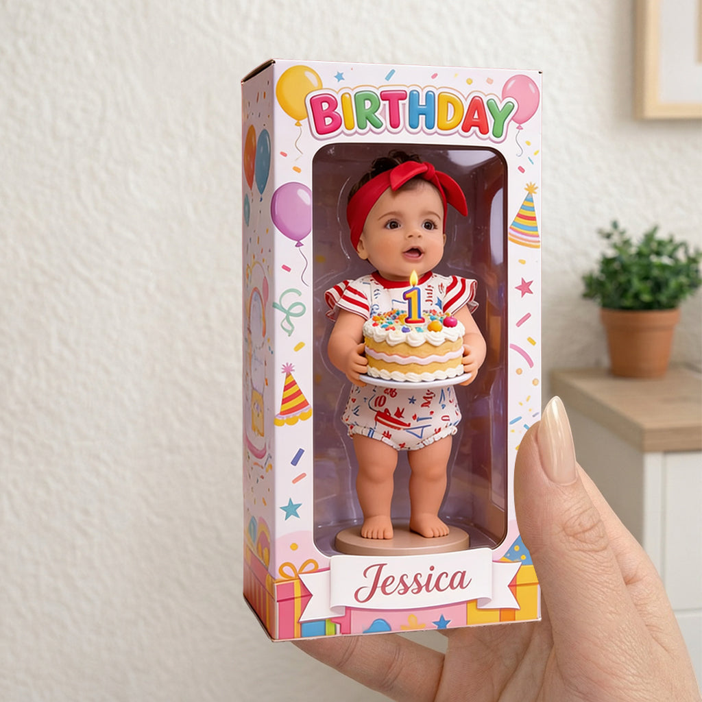 Custom Any Photo - Personalized Birthday Acrylic Display Box