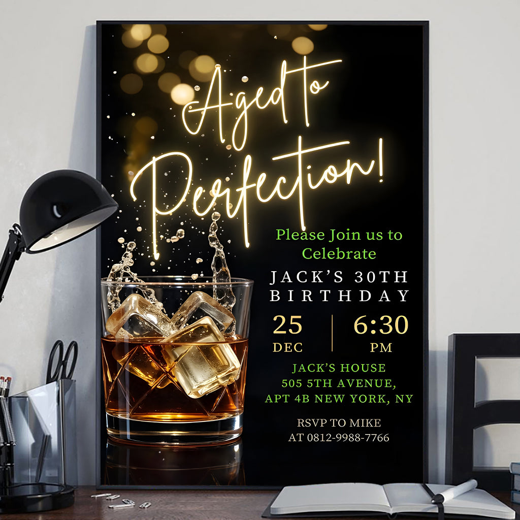 Happy Birthday - Personalized Birthday Canvas And Poster