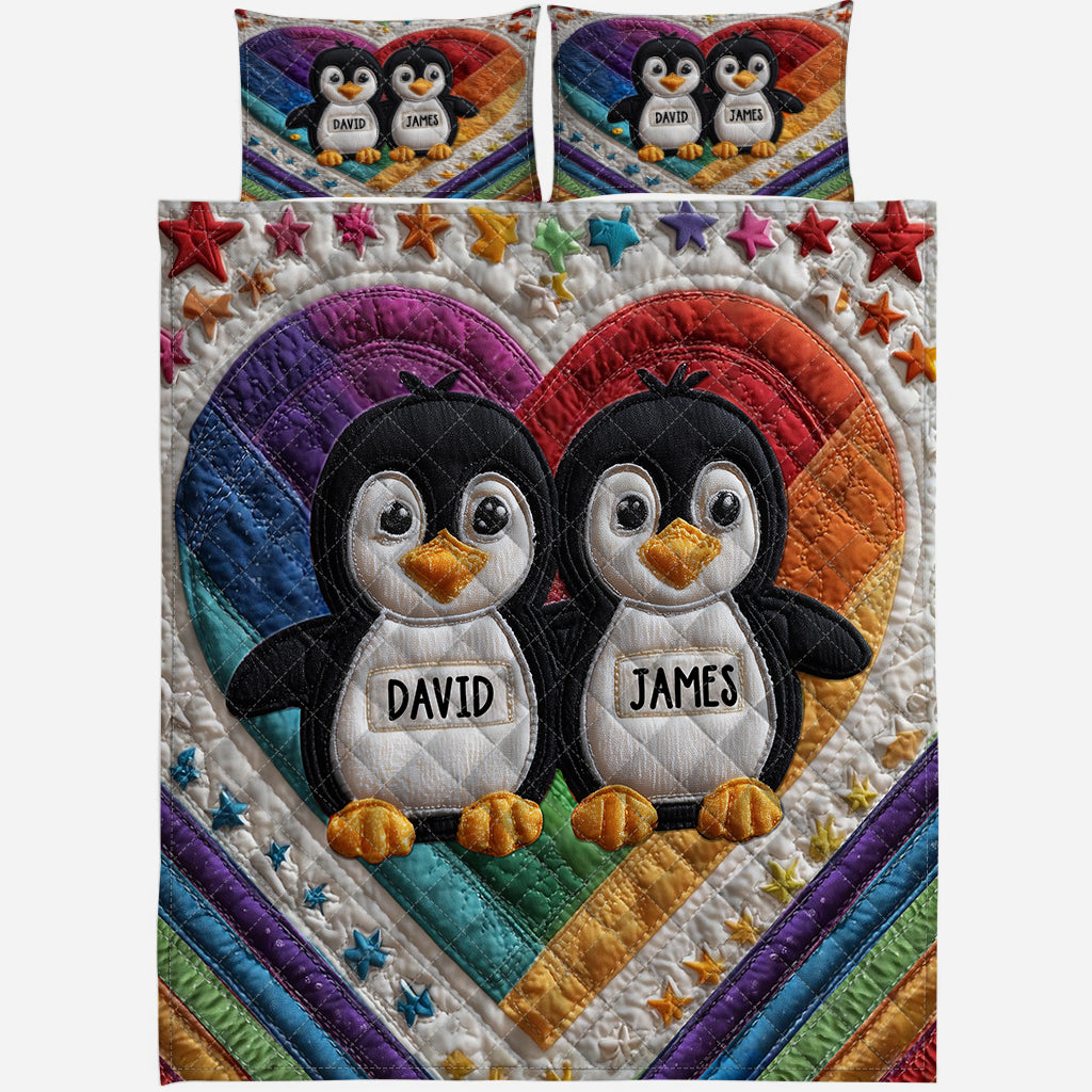 Liebe ist Liebe – Personalisiertes LGBT-Unterstützungs-Quiltset