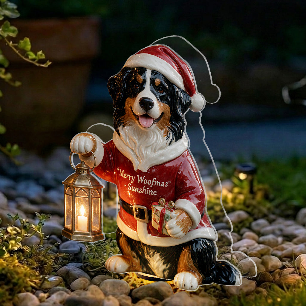 Merry Woofmas - Personalized Dog Solar Acrylic Light
