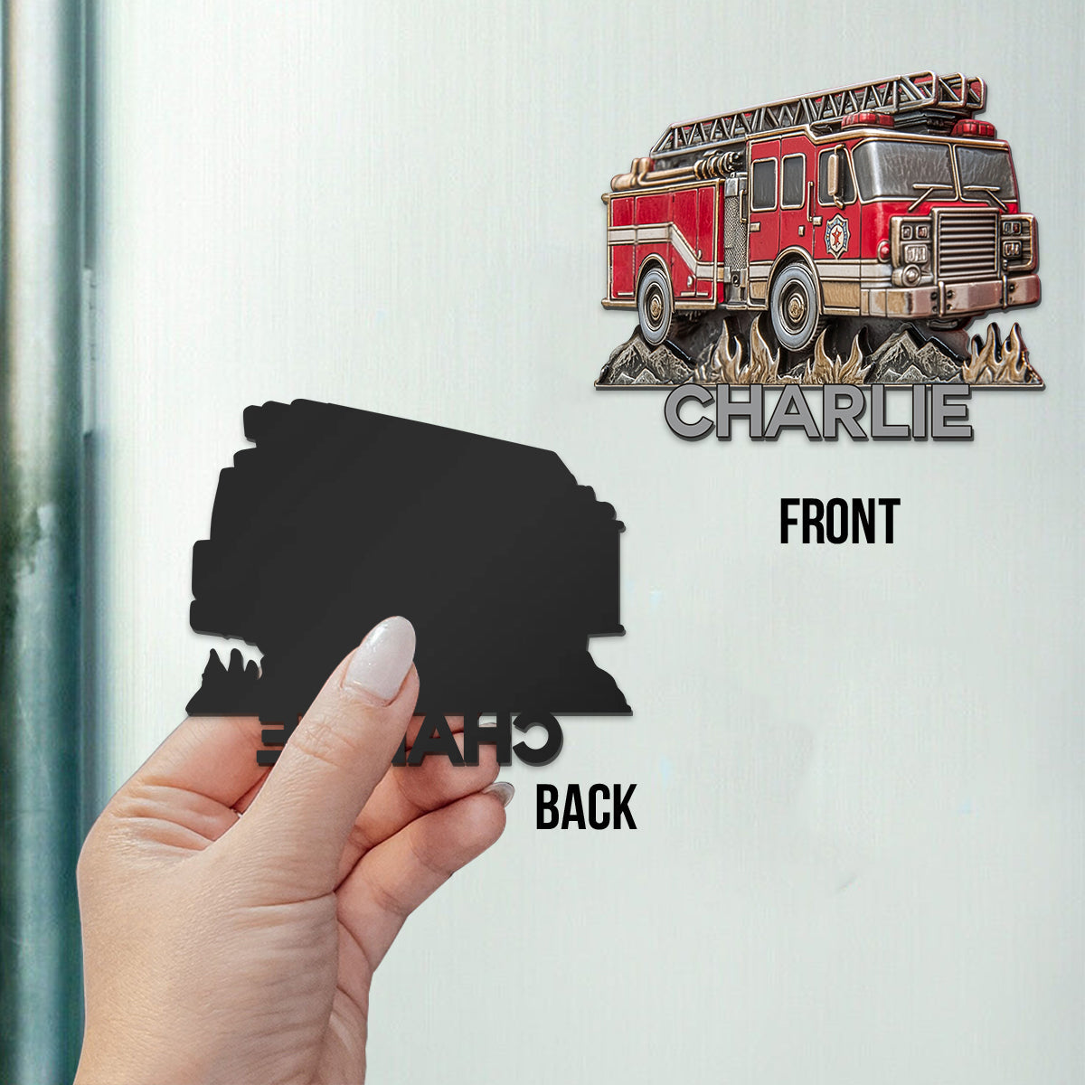 Proud Firefighter - Personalized Firefighter Magnet