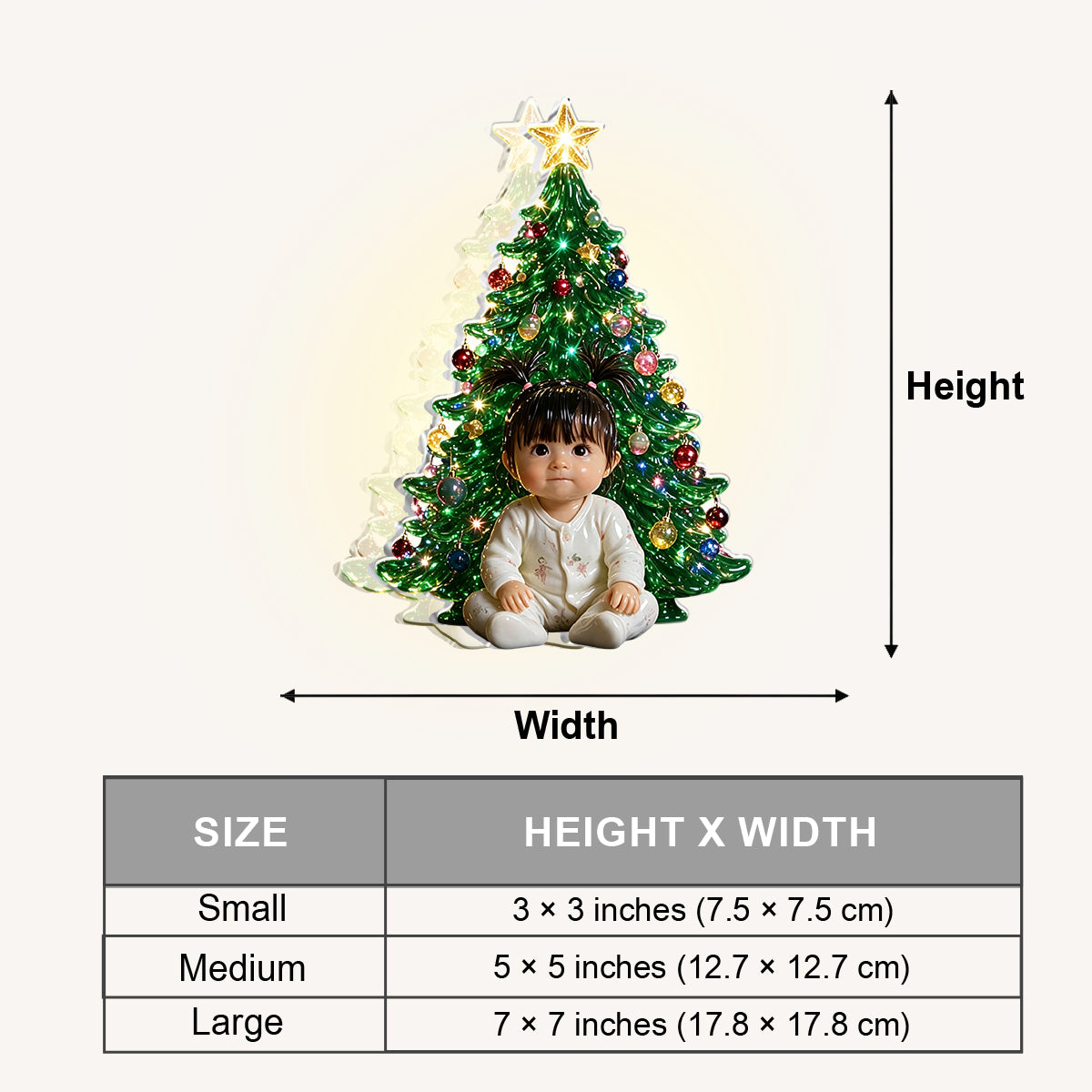 Petit Noël - Pot en céramique LED personnalisé pour enfant