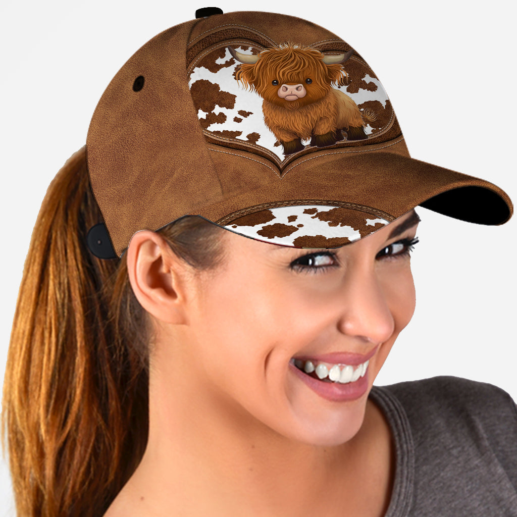Cute Highland Cow - Personalized Highland Cow Classic Cap
