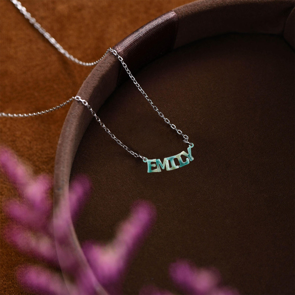 Sea Glass - Personalized Sea Lover Custom Shaped Pendant Necklace