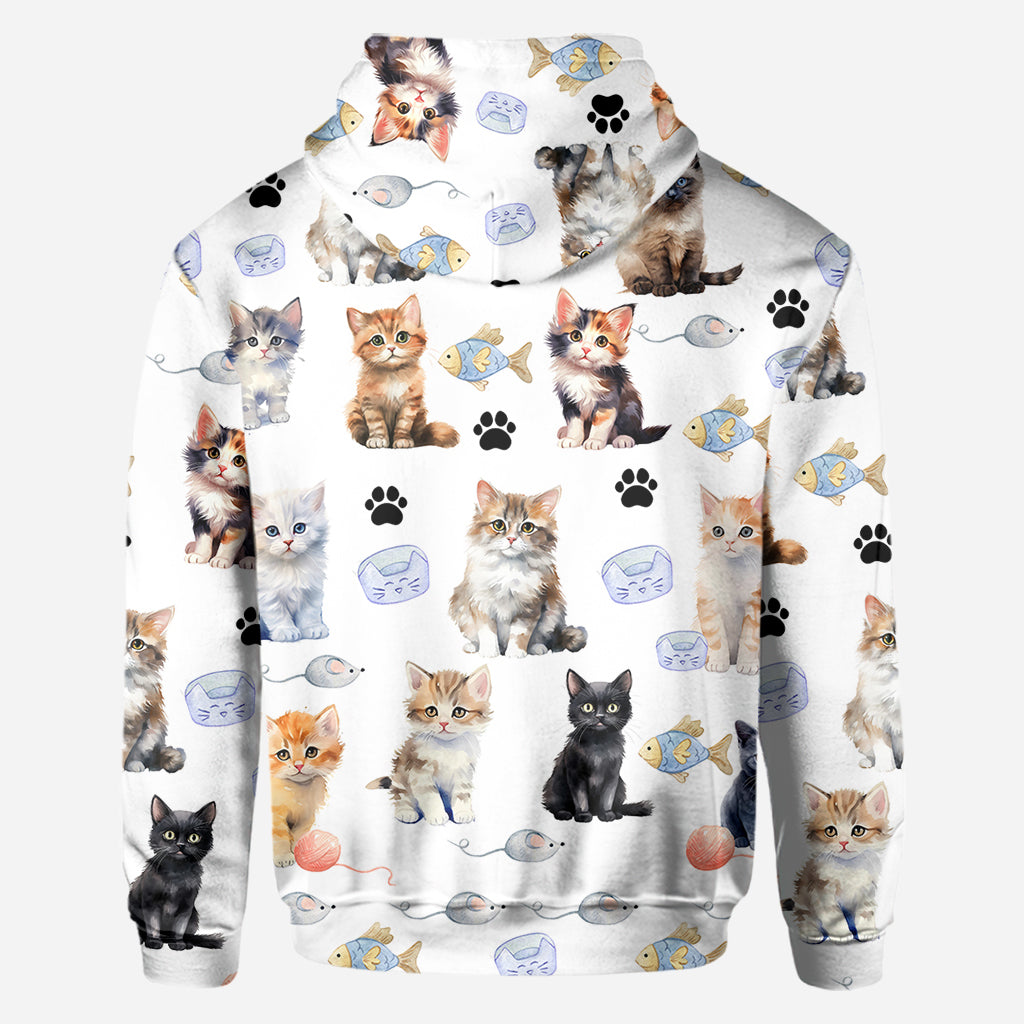 Life Is Better With Cats - Personalized Cat All Over Shirt