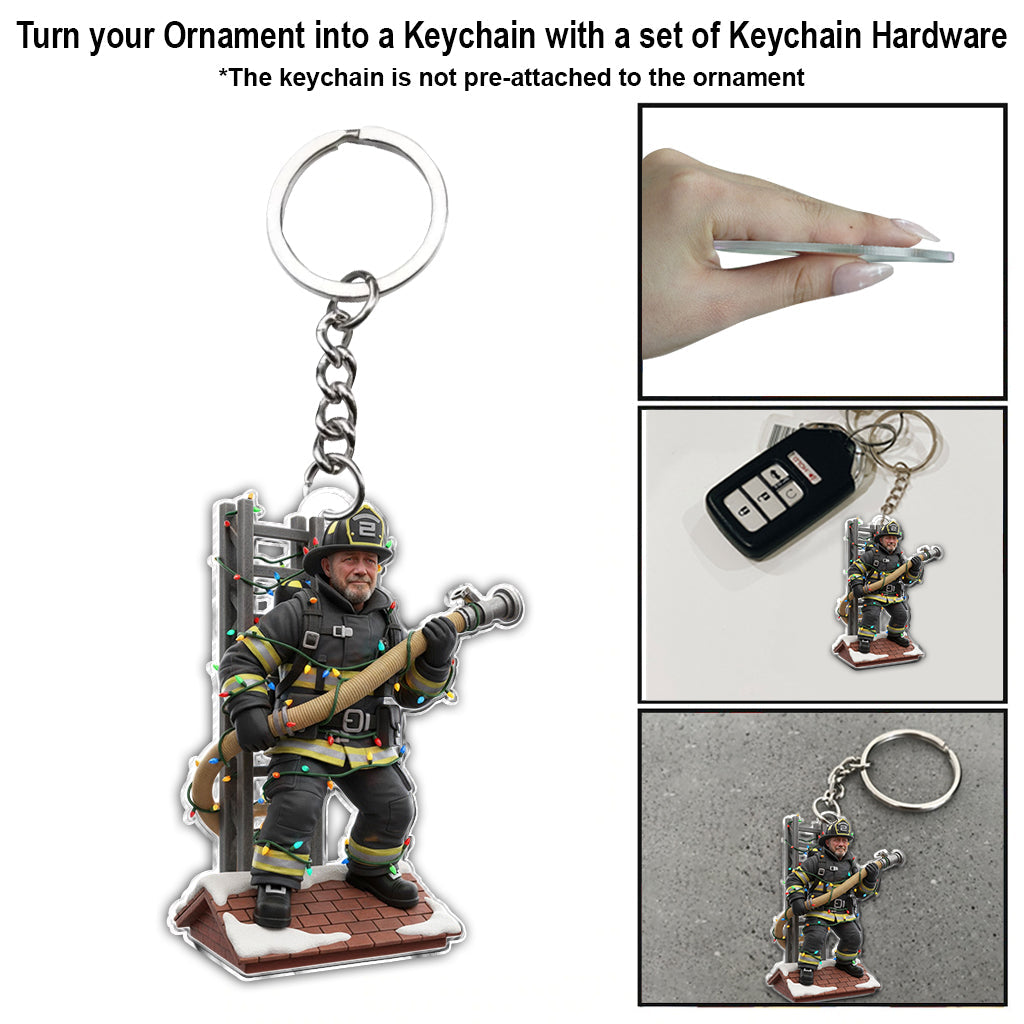 Hero Of The Holiday - Personalized Firefighter Ornament