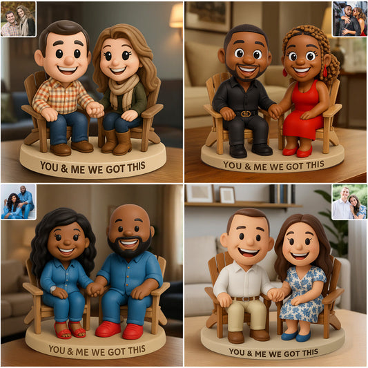 You & Me We Got This - Personalized Couple Custom Shaped Acrylic Plaque