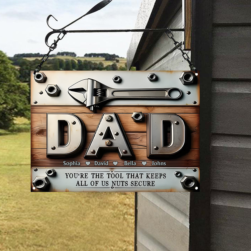 You Are The Tool - Personalized Father Rectangle Metal Sign