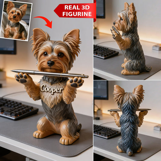 Ihr Stift, mein Lord - Personalisierte Hund Premium 3D Figur