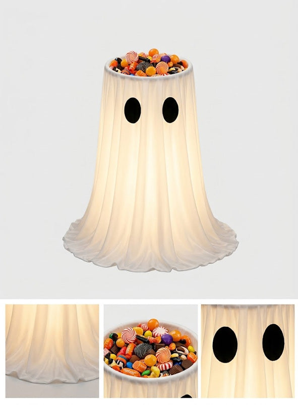 Lighted Ghost Candy Bowl