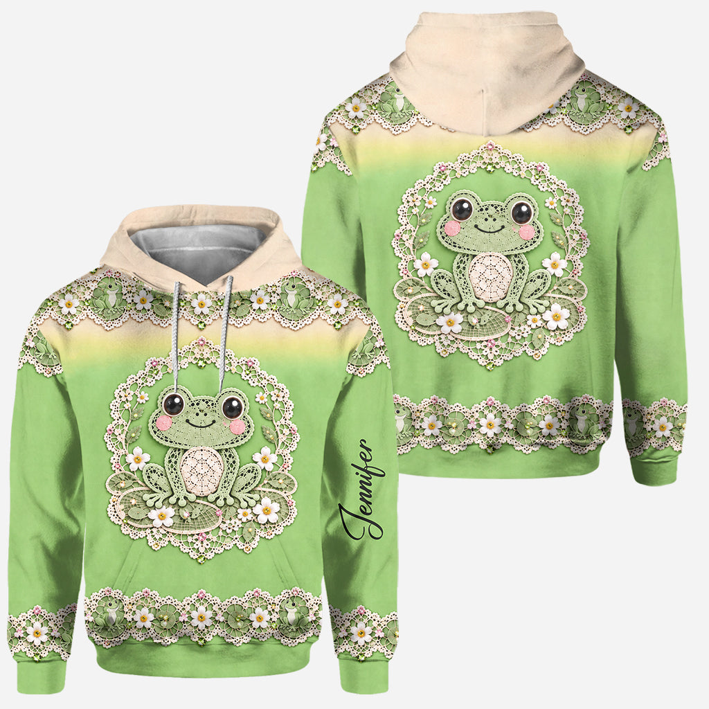 Liebe Frosch - Personalisierter Frosch Hoodie und Leggings
