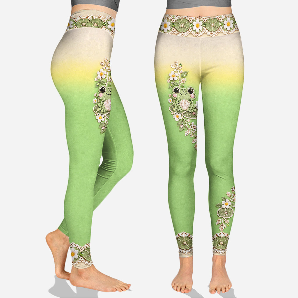 Liebe Frosch - Personalisierter Frosch Hoodie und Leggings