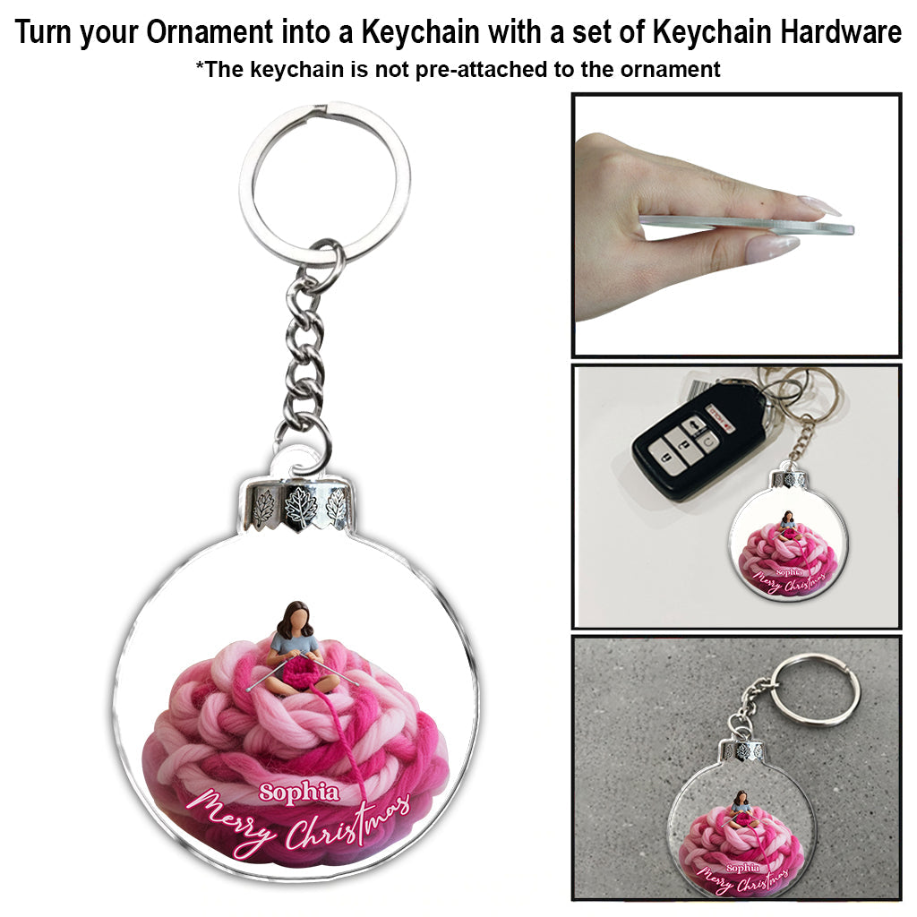 Love Crocheting - Personalized Crocheting Ornament