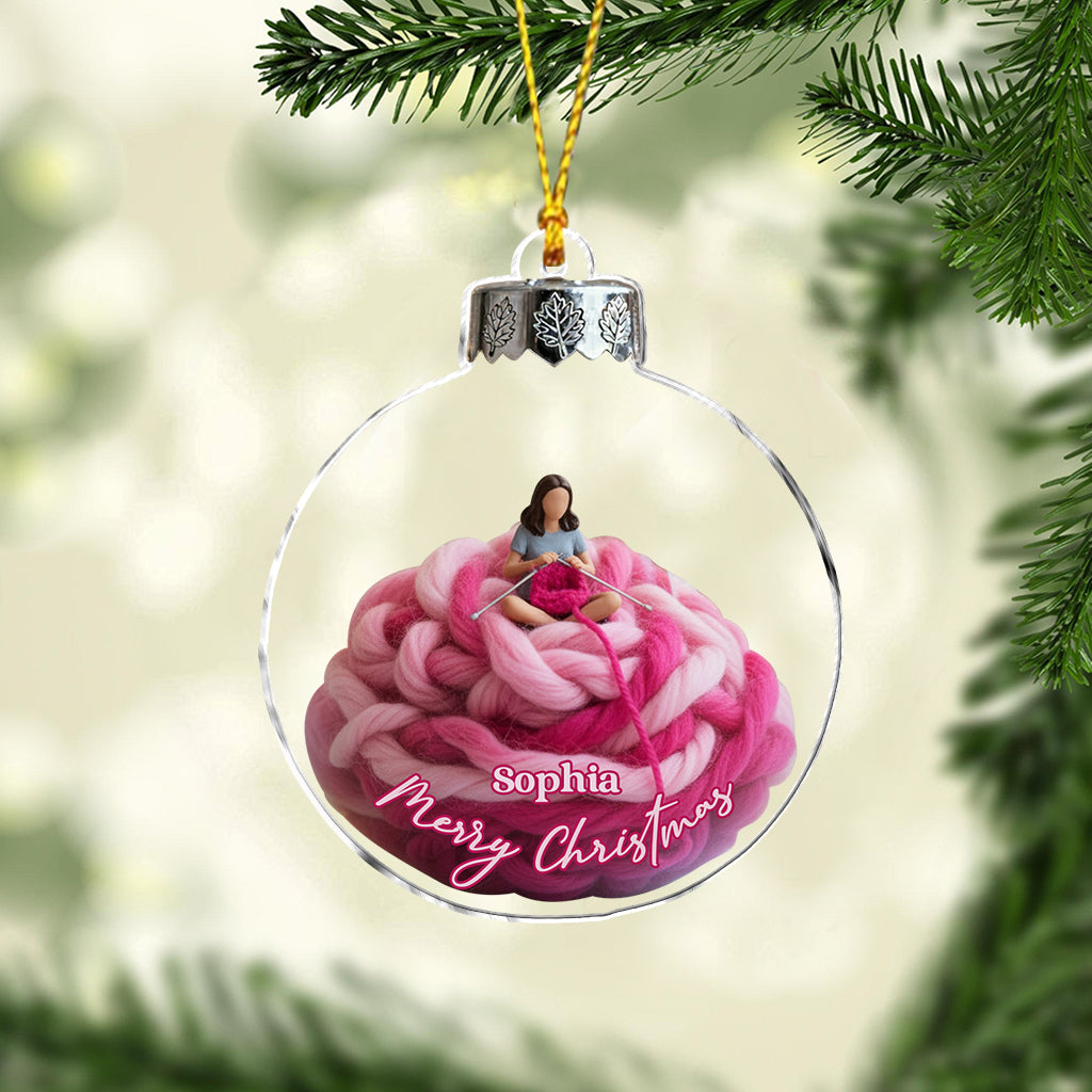 Love Crocheting - Personalized Crocheting Ornament