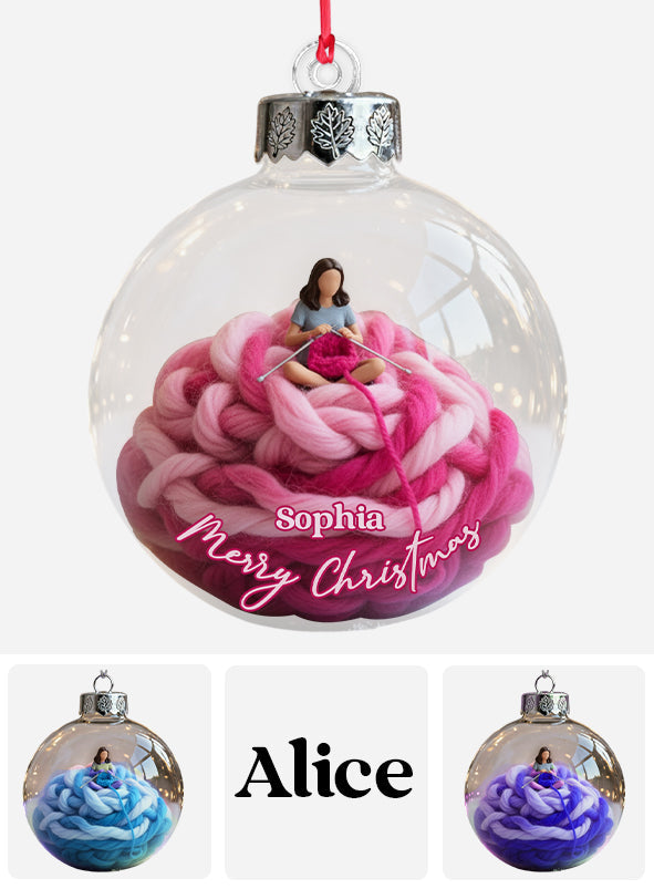 Love Crocheting - Personalized Crocheting Ornament