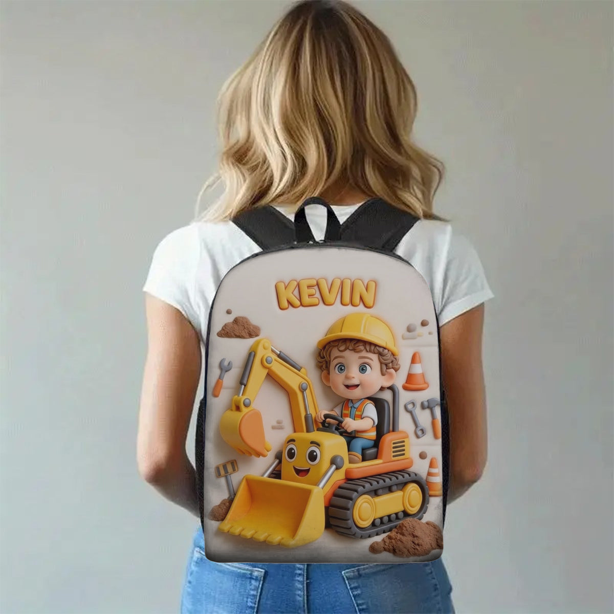 Custom Any Photo Perfect Gift For Kids - Personalized Kid Multifunctional Backpack