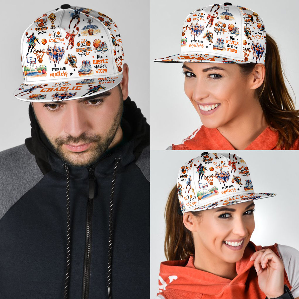 Amateur de basketball - Casquette de basketball personnalisée