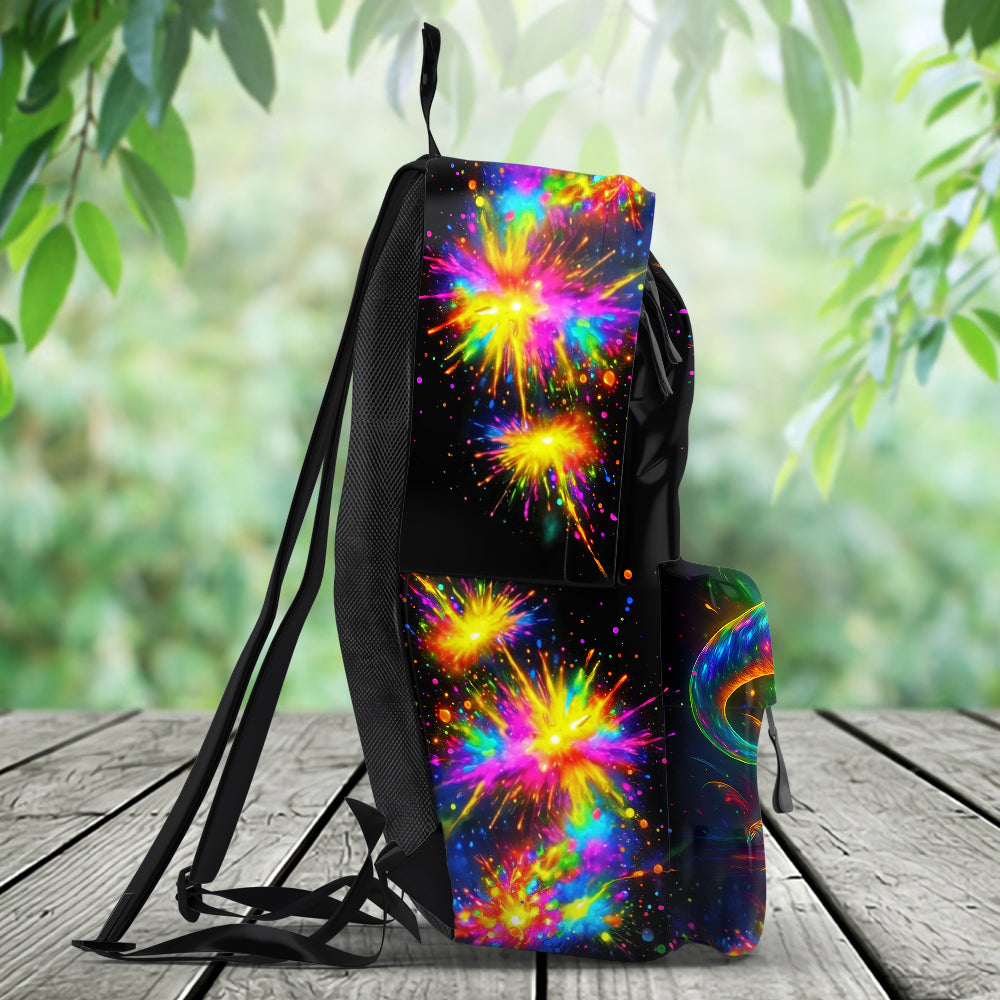 Sac à dos enfant personnalisé avec dinosaure coloré
