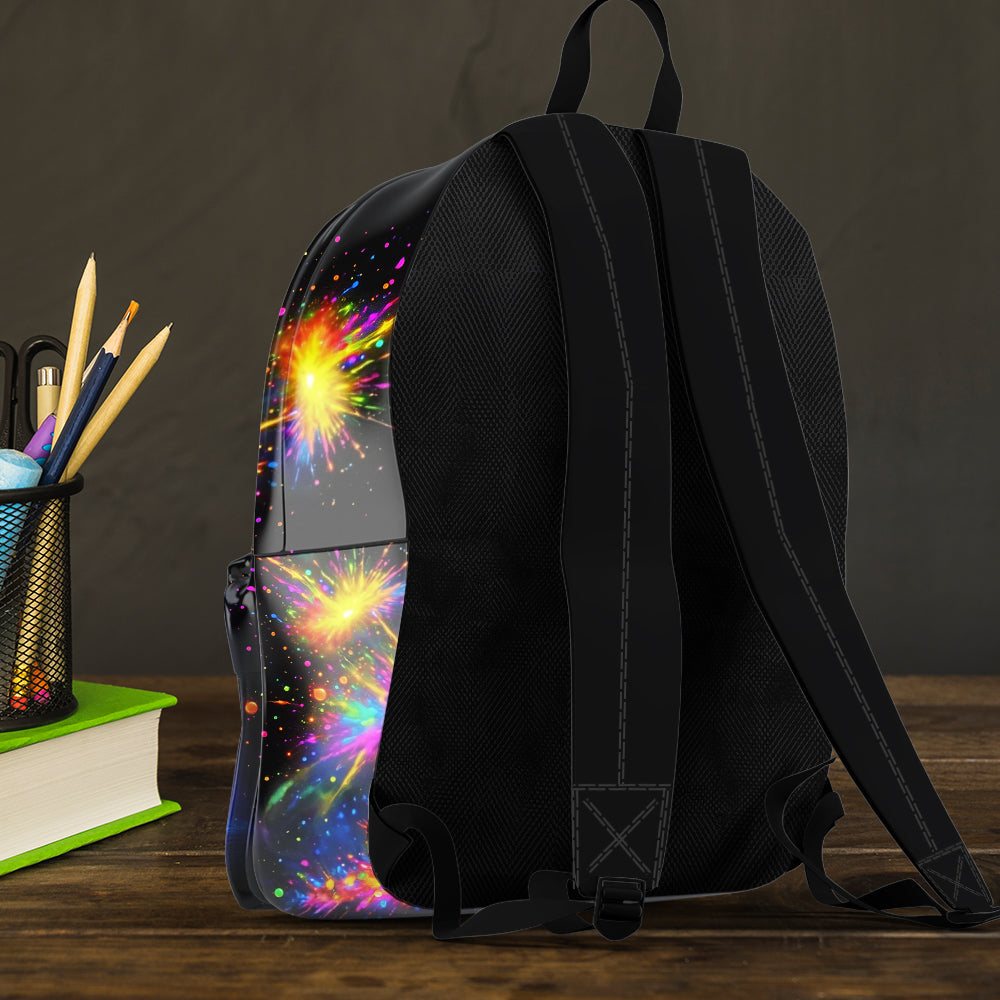 Sac à dos enfant personnalisé avec dinosaure coloré